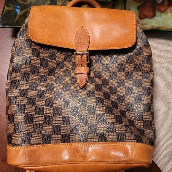 Louis Vuitton Limited Edition Centenaire Damier Canvas Soho Backpack Bag.. w/COA - Picture 8 of 16